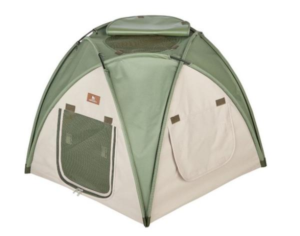 Hundezelt Outdoor Knuffelwuff – Faltbares, stabiles Zelt für deinen Hund mit Fleeceboden und Belüftung, ideal für Camping
