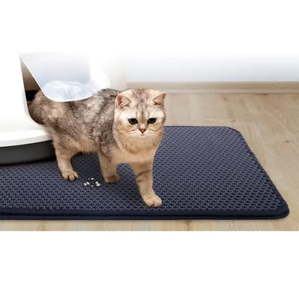 Petlando Katzentoilettenvorleger - Vorleger für alle Katzentoiletten, saubere Umgebung, weniger Streuverlust