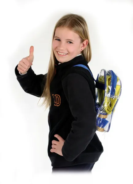 Putzrucksack 6 teilig befüllt mit Putzzeug für Pferde - Putztasche, ideales Starterset oder Geschenk für Kinder