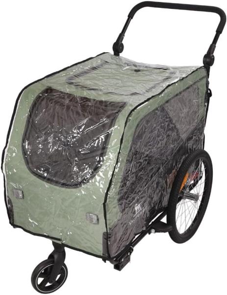 Regencover für Hundeanhänger Cruvado Knuffelwuff - Regenschutz - Schutz vor Regen, Wind & Spritzwasser 100 % wasser- und winddicht