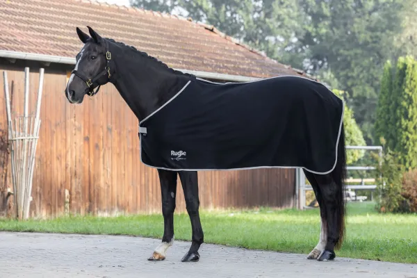 Transportdecke und Abschwitzdecke RugBe Economic - Fleecedecke für Pferde