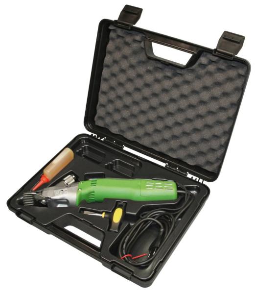 Schafschermaschine Kerbl constanta4 - gut bei Verfilzung oder Dreck im Fell - 230 V/400 W, 13/4 Zähne - Schermaschine für Schafe und Alpaka