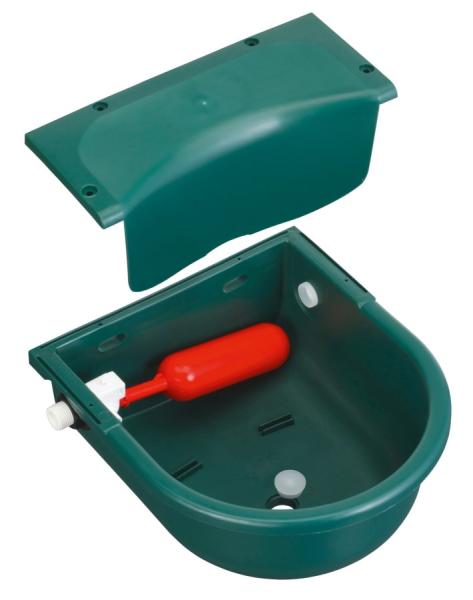 Schwimmertränke für Pferde, Rinder, Schafe... Kerbl S522, 3L Kunststoff-Tränkebecken