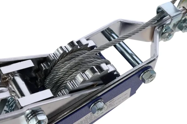 Handwinde - Seilzug manuell mit Ratsche Hand Power Puller 4 t - Handseilwinde mit 15-facher Hebelwirkung