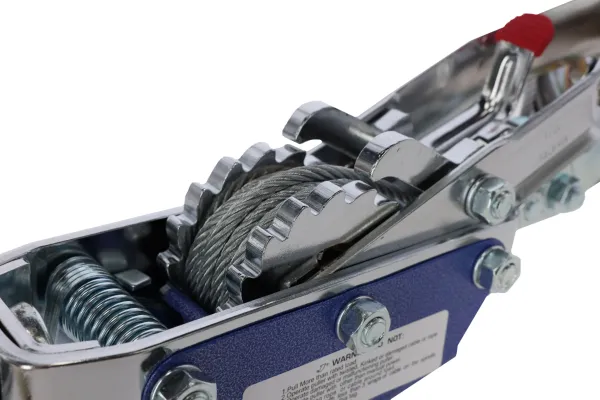 Handwinde - Seilzug manuell mit Ratsche Hand Power Puller 4 t - Handseilwinde mit 15-facher Hebelwirkung