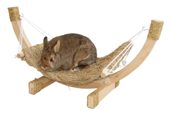 Grashängematte für Nagetiere - Hängematte und Schlafplatz für Kaninchen