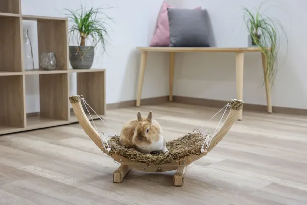 Grashängematte für Nagetiere - Hängematte und Schlafplatz für Kaninchen
