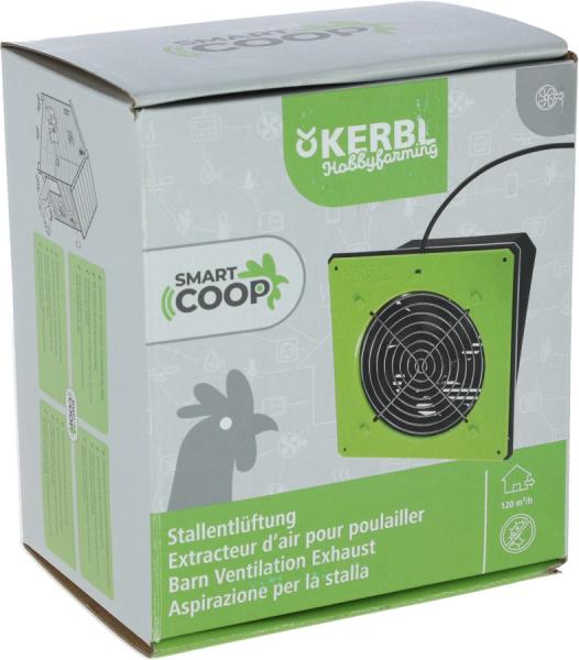 SmartCoop Stallentlüftung für Hühnerställe - Luft bläst nach aussen