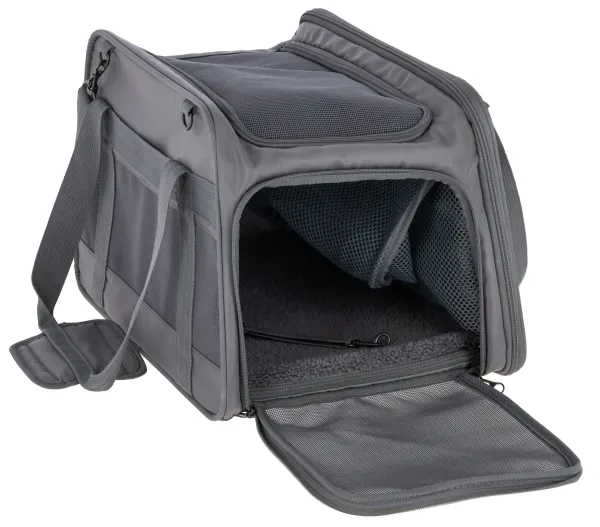Transporttasche für kleine Hunde z.B. Chihuahuas und Katzen, mit Auslauf, ideal für Camping, Ausflüge etc 44 x 31 x 30cm