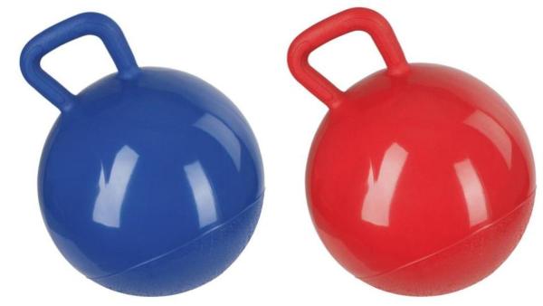 Pferdeball - Spielball für Pferde gegen Langeweile und Verhaltensstörungen und Apportierspielzeug für große Hunde