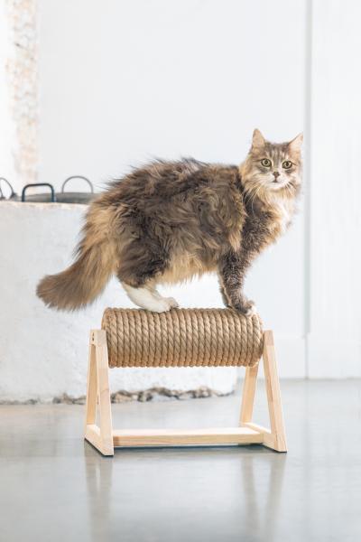 Katzenkratzbaum Yves - Kratzrolle für Katzen Kratzstamm Designed by Lotte