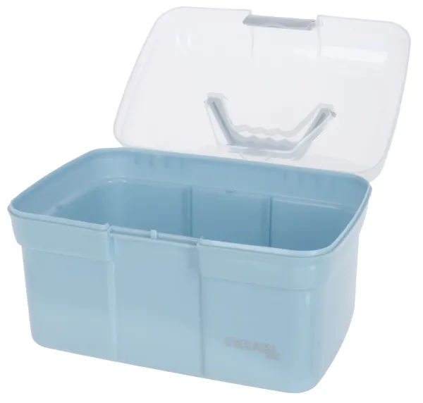 Aufbewahrungsbox für Hundebürsten und Pflegeutensilien für Haustiere unbefüllt  - Pflegebox für Hunde und Katzen
