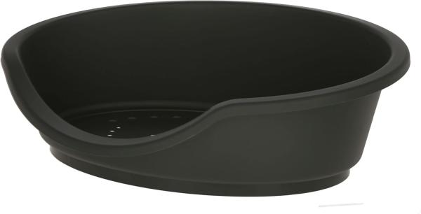 Hundekorb aus recyceltem Kunststoff mit passendem Kissen