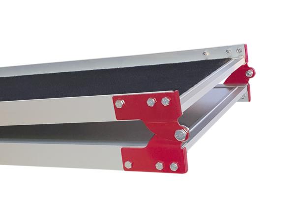 Einstiegshilfe für Hunde in den Kofferraum, faltbar - Aluminium Hunderampe für große Hunde bis 75 kg