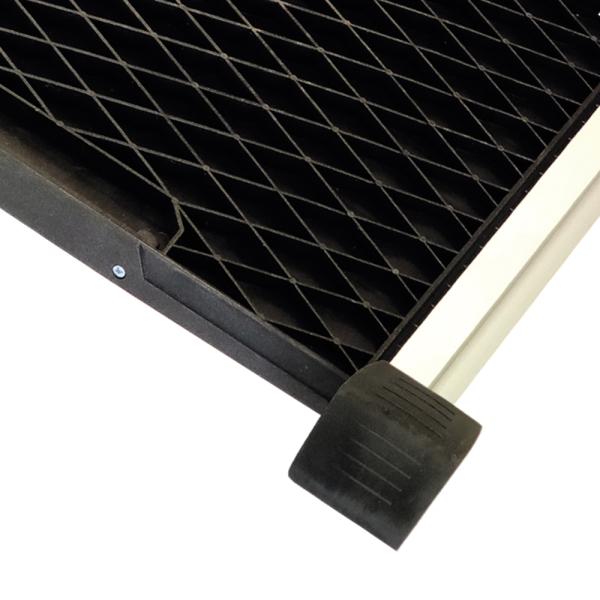 Hunderampe fürs Auto - ausziehbare Aluminium Teleskop-Rampe - Einstiegshilfe für Hunde in Kofferraum