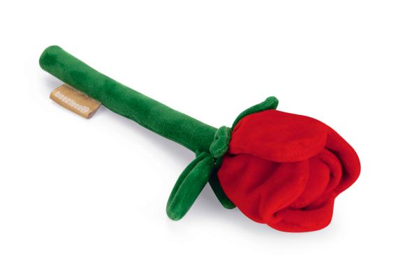 Hundespielzeug Plüsch - beeztees rote Rose [30 cm]