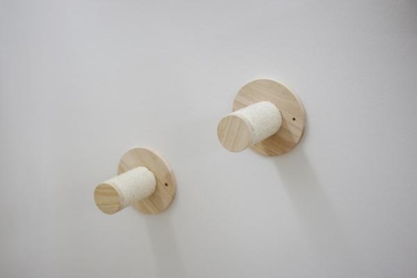 Kerbl Kletterwand Anden für Katzen Echtholz - Katzenspielplatz zur Wandbefestigung