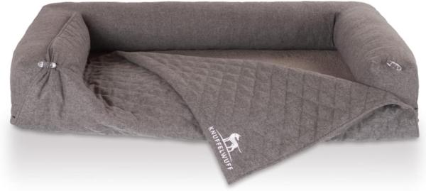 Orthopädisches 2in1 Sofaschutz Hundebett Yona Knuffelwuff - Bezug abnehmbar, Hundesofa auch als Kofferraumbett nutzbar