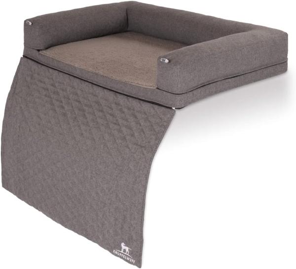 Orthopädisches 2in1 Sofaschutz Hundebett Yona Knuffelwuff - Bezug abnehmbar, Hundesofa auch als Kofferraumbett nutzbar