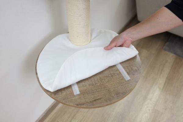 Kratzbaum Wandmontage Kerbl Dinari [167 cm] Wandkratzbaum für Katzen, Kissen abnehmbar und waschbar