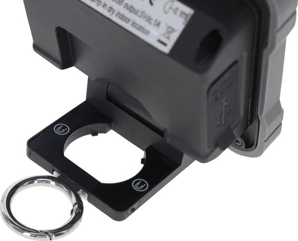 Mobiler LED-Strahler WorkFire 2200 Lumen - Arbeitsstrahler 11 x 11 cm, wetterfest, USB C aufladbar