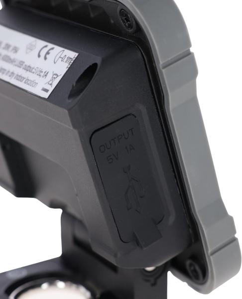 Mobiler LED-Strahler WorkFire 2200 Lumen - Arbeitsstrahler 11 x 11 cm, wetterfest, USB C aufladbar