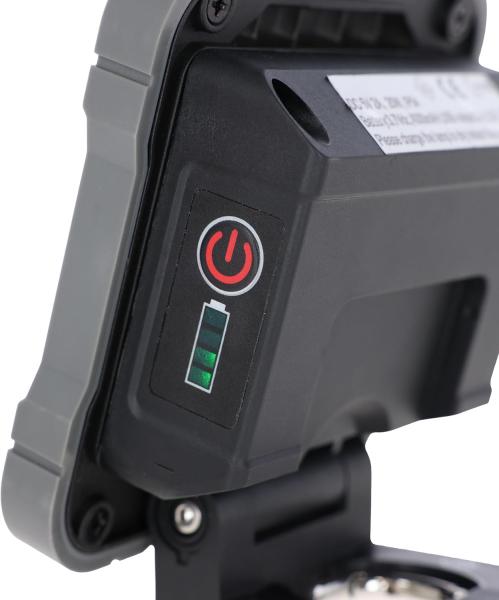 Mobiler LED-Strahler WorkFire 2200 Lumen - Arbeitsstrahler 11 x 11 cm, wetterfest, USB C aufladbar