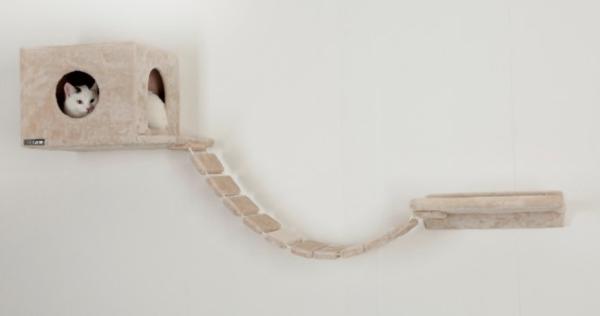 Katzen-Kletterwand-Set Kerbl Mount Everest, Katzenspielplatz zur Wandmontage