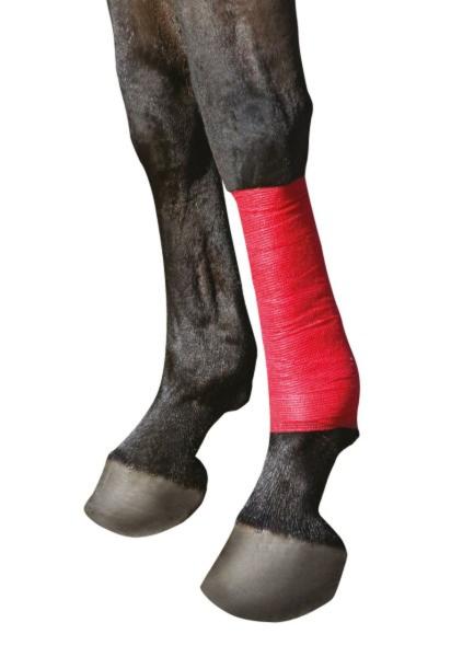 12 selbsthaftende Bandagen - Kerbl EquiLastic - selbstklebender Verband für Pferde, stoßabsorbierend, ideal zur Fixierung von Wundmaterial