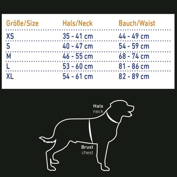 Schwimmweste Hunde - Schwimmhilfe Sharki mit Haiffischflosse und Griff