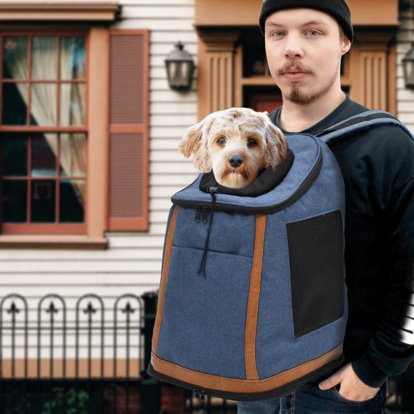 Tragerucksack für Hunde vorne