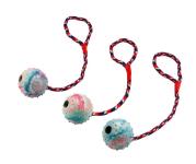 Hundespielzeug Ball mit Seil