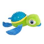 Hundespilezeug Schildkröte Plüsch mit TPR-Panzer